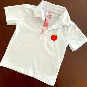 Cecil & Lou boys Apple Polo